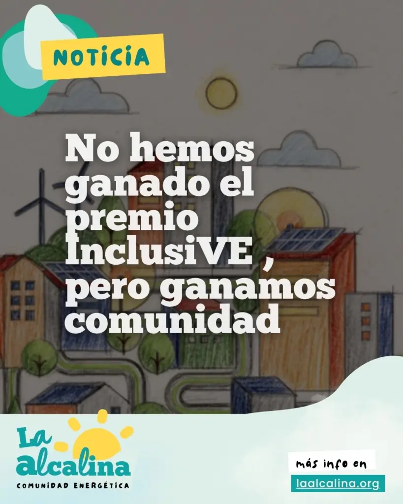 No ganamos el premio InclusiVE de la Corriente pero seguimos aprendiendo en comunidad